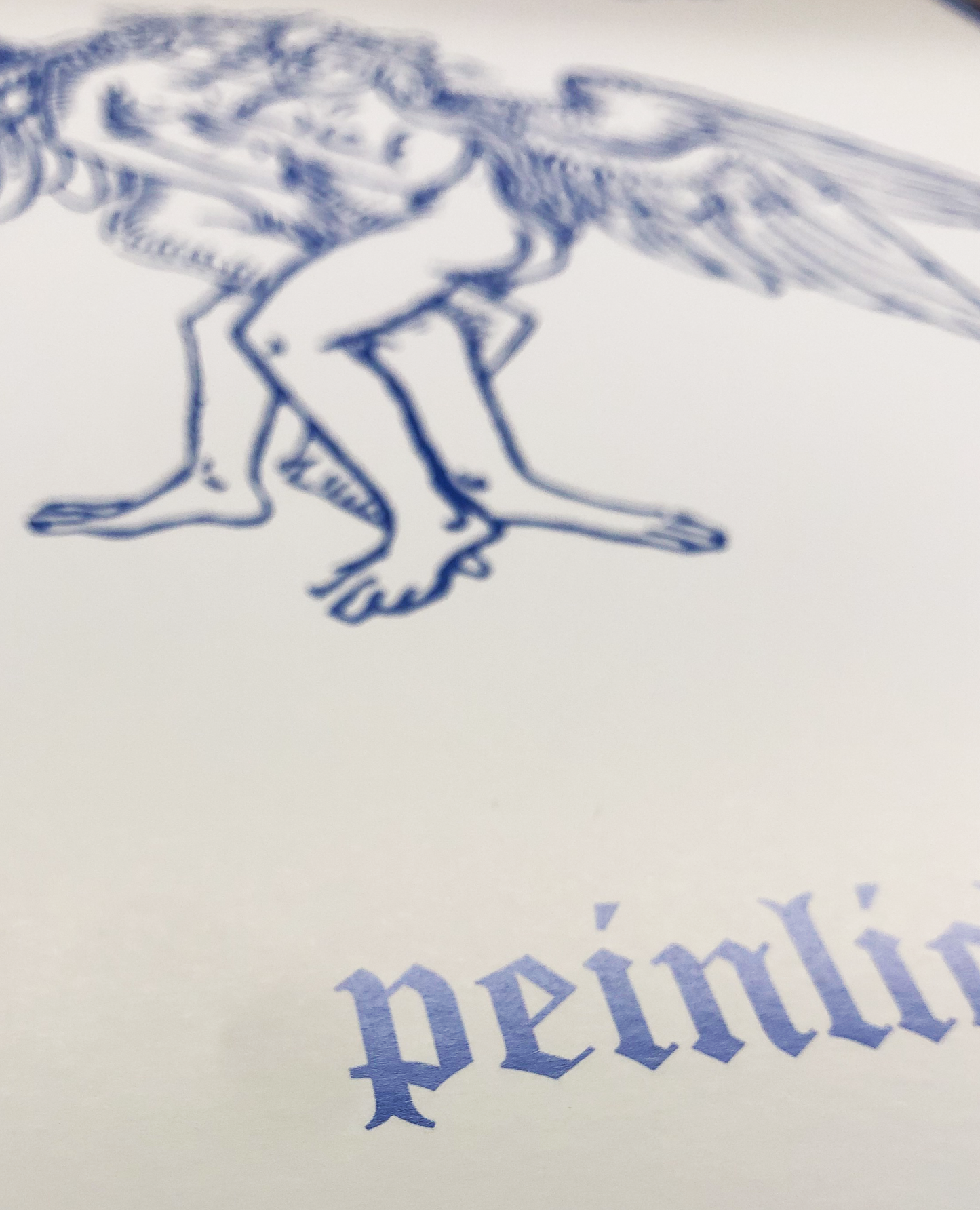 PRINT 8 MILLIARDEN BLAU