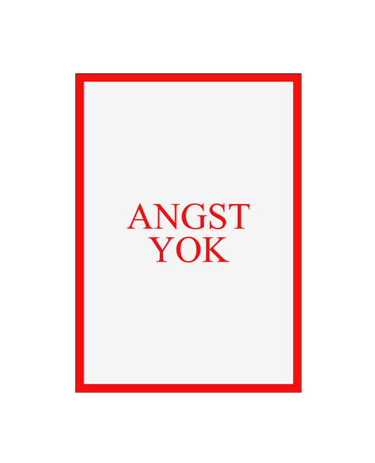 PRINT ANGST YOK 2