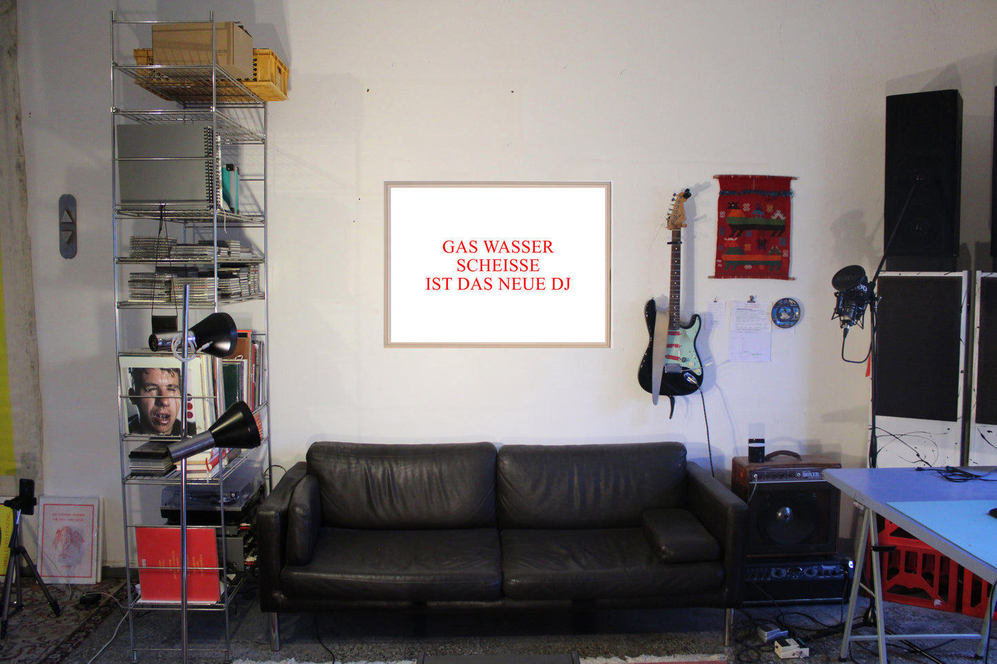 PRINT GAS WASSER SCHRIFT