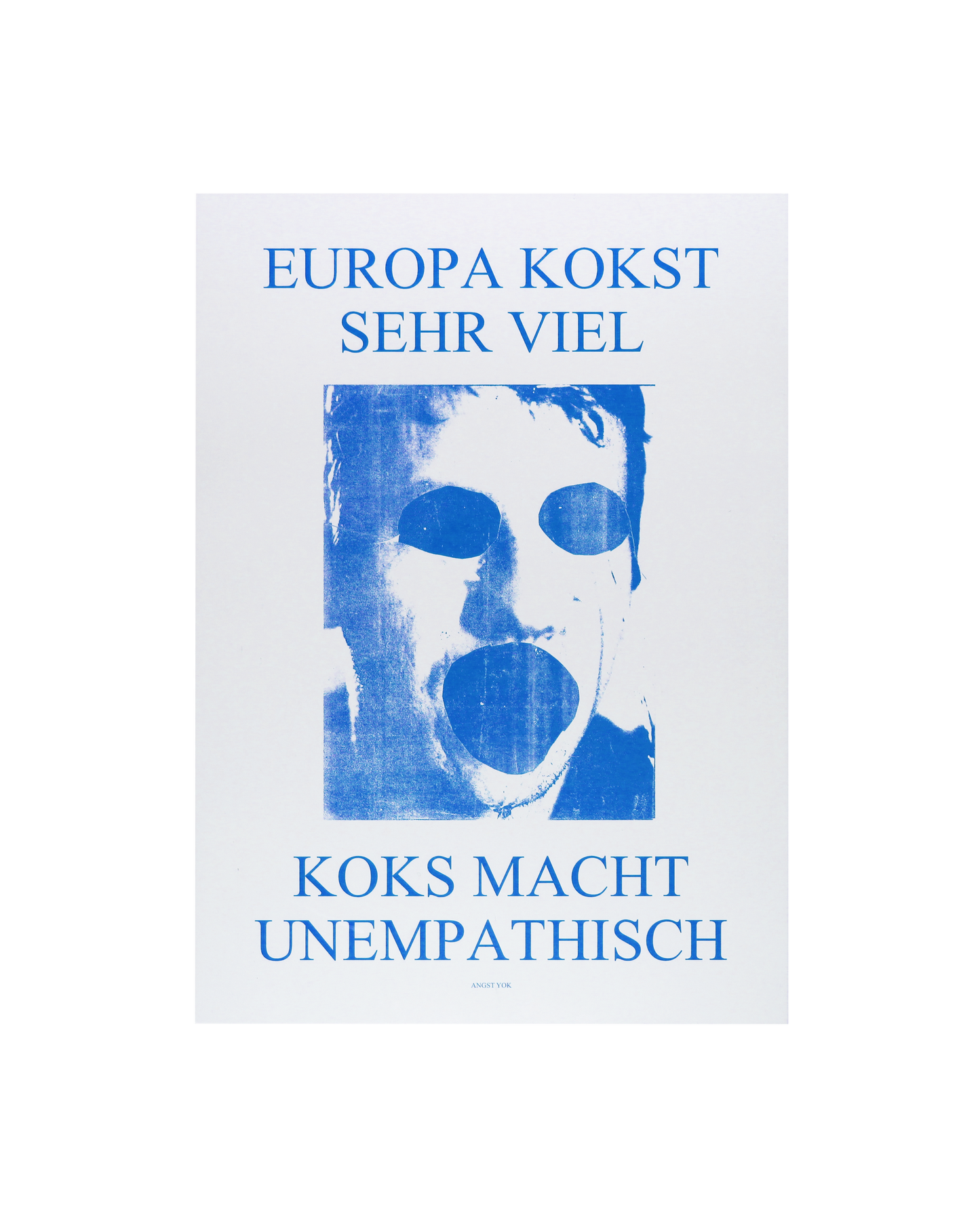 PRINT EUROPA KOKST BLAU