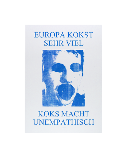 PRINT EUROPA KOKST BLAU