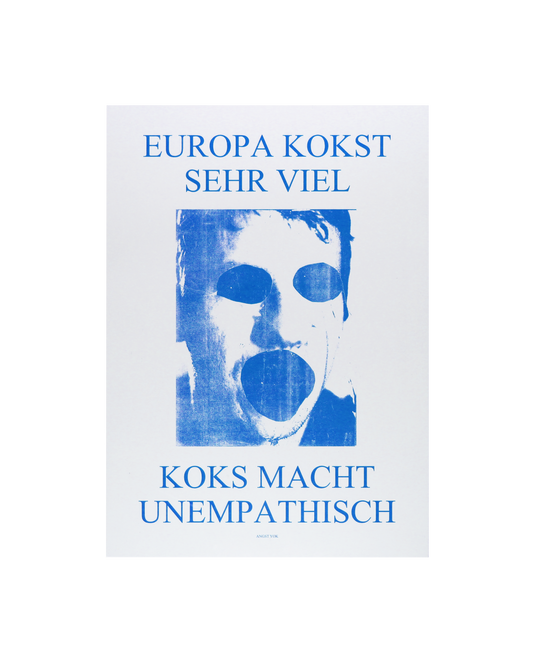 PRINT EUROPA KOKST BLAU