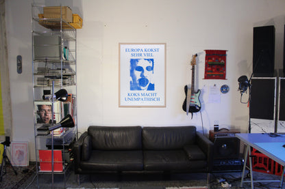 PRINT EUROPA KOKST BLAU