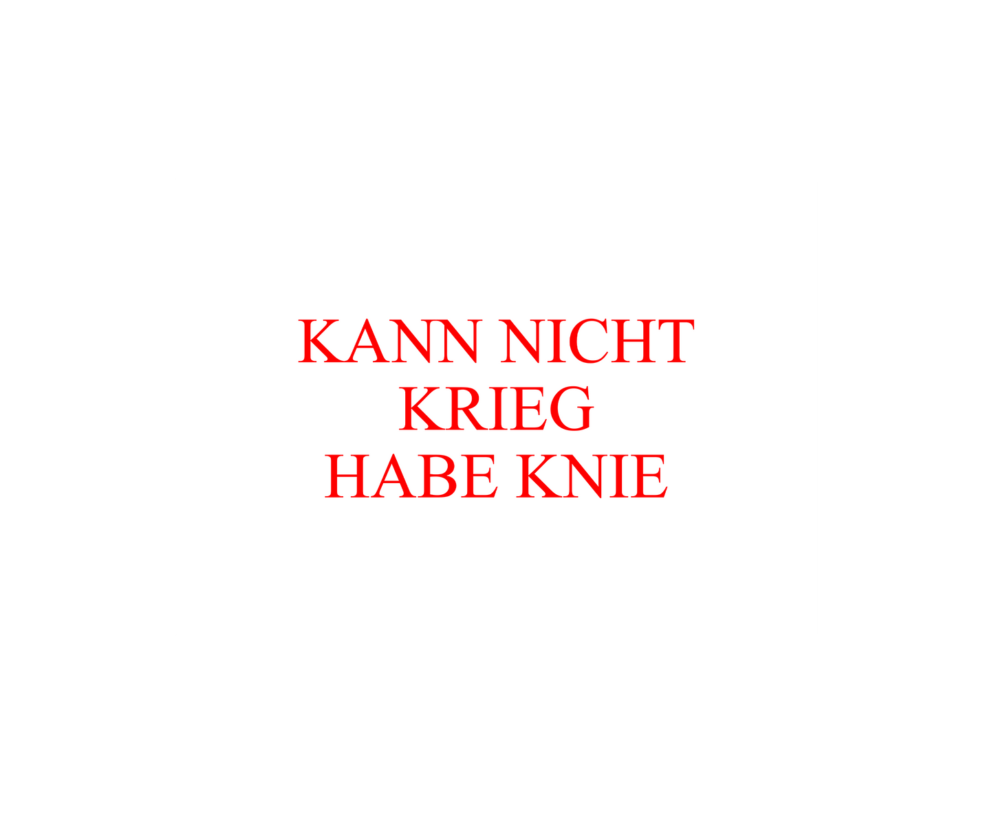 PRINT KNIEKRIEG LOGO