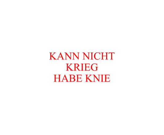 PRINT KNIEKRIEG LOGO