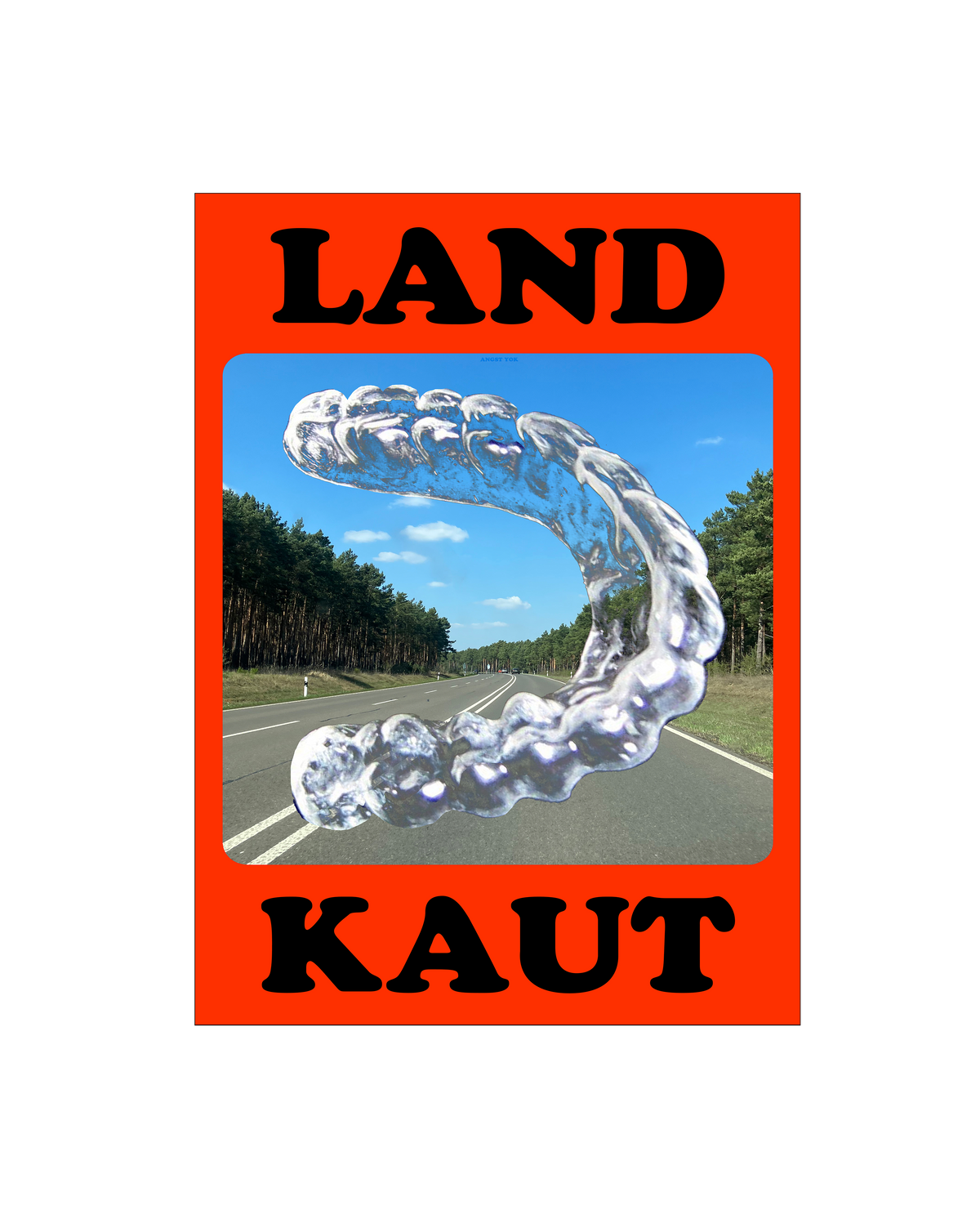 PRINT LAND KAUT RED