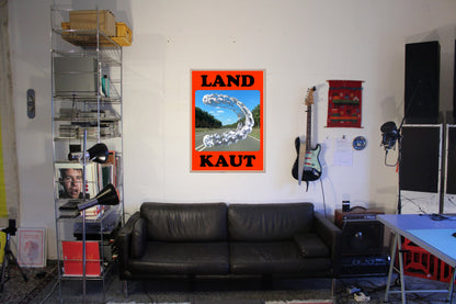 PRINT LAND KAUT RED