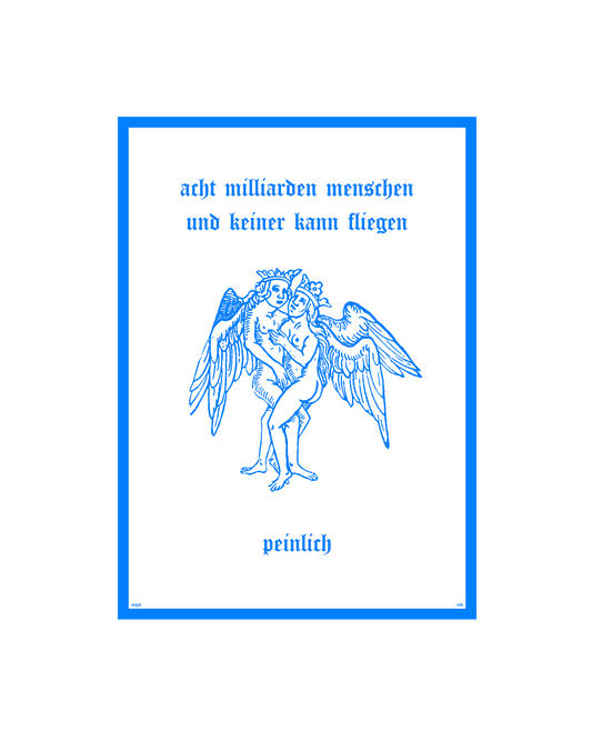 PRINT 8 MILLIARDEN BLAU